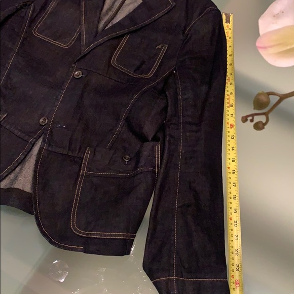 Armani Exchange Denim Blazer Sport Jacket - Picture 10 of 11